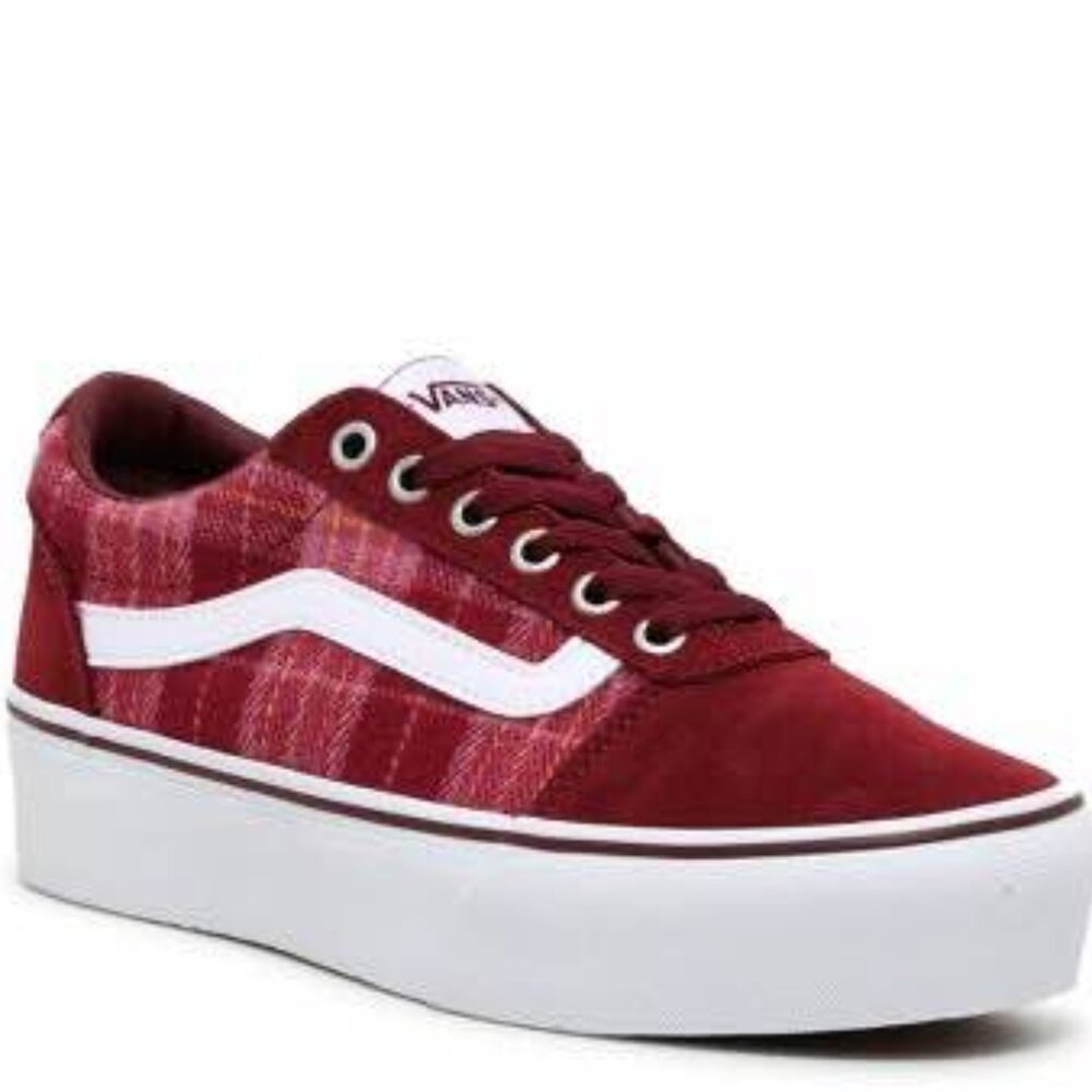 Platform Plaid Vans